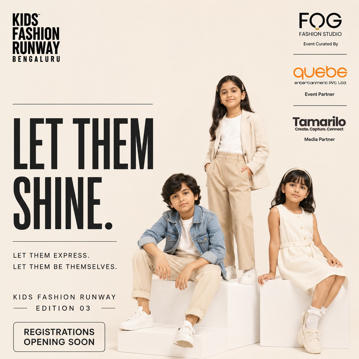 Kids Fashion Runway Bengaluru — Edition 3 — promotional poster for the Kids Fashion Runway show in Bengaluru — poster 2 of 4